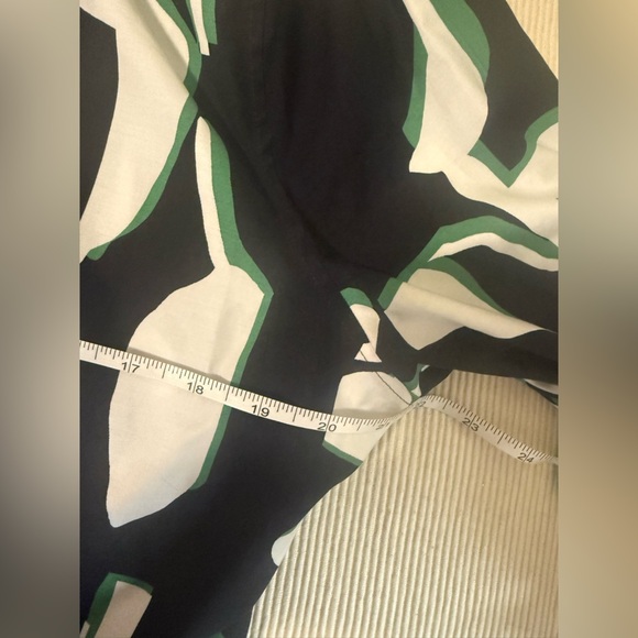 Chico's Black And White Button Down Shirt 2 - Picture 8 of 11